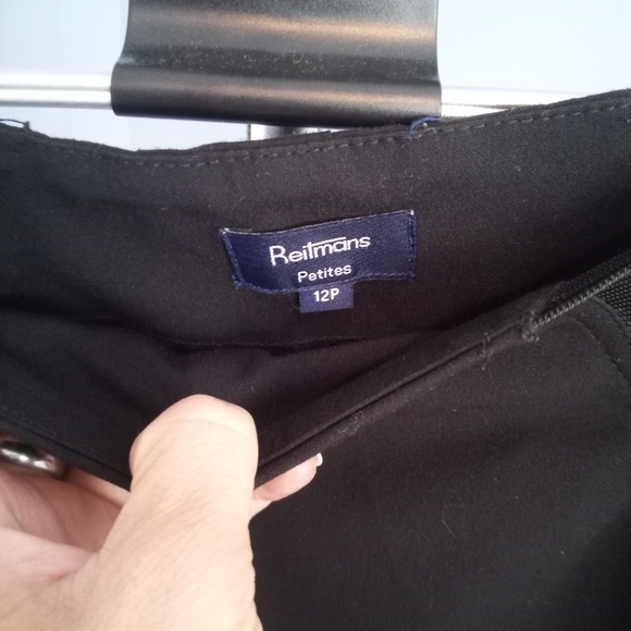 Reitmans Classic Black Straight Leg Pants - Picture 2 of 5
